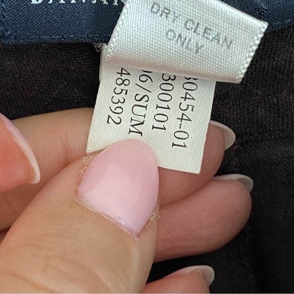 Banana Republic Linen blend Brown pants Stretch Comfy Office Casual Straight leg - Picture 10 of 14